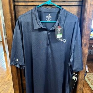 Antigua Blue Polo Shirt Performance Casual Wear